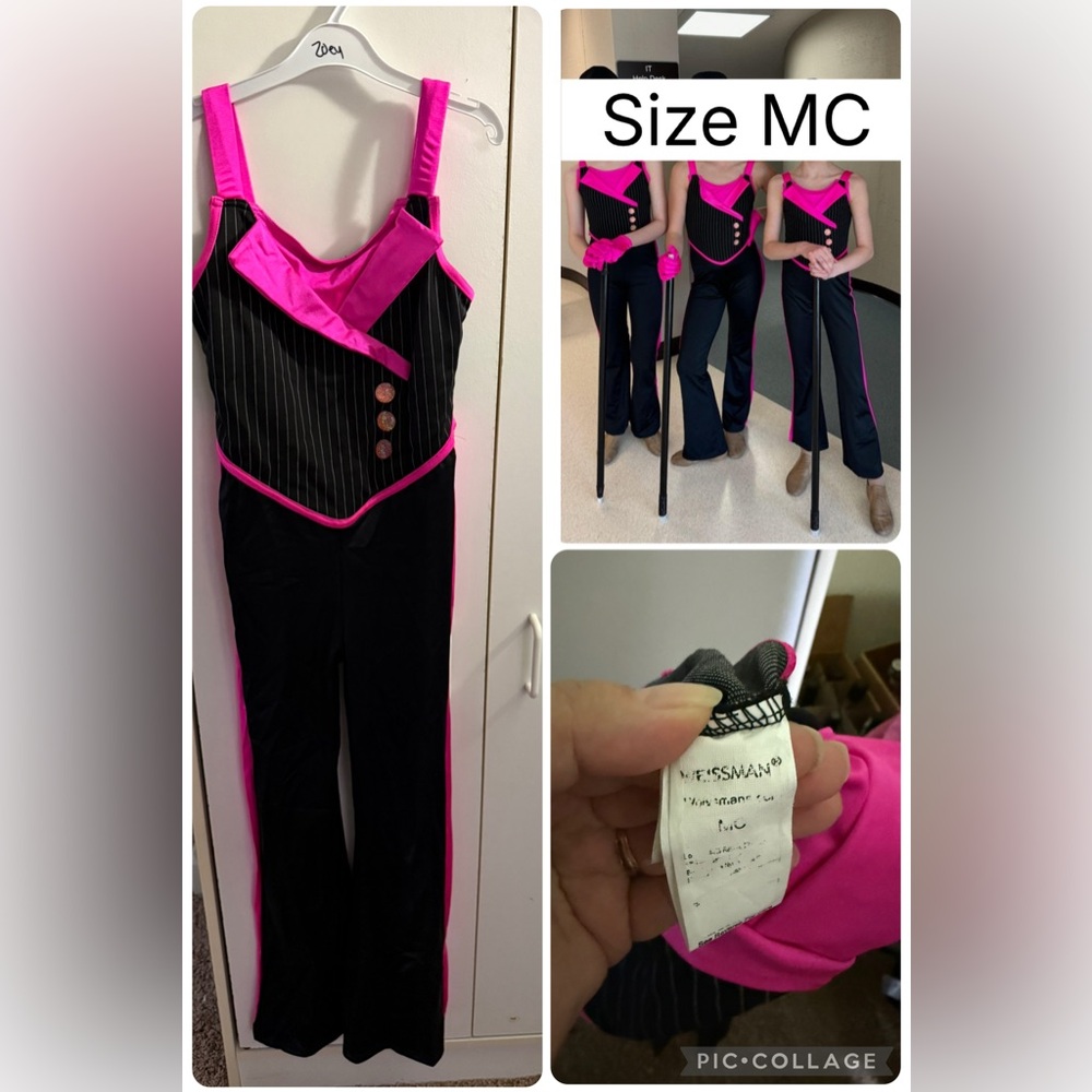 Nessaman Pink and Black Dance Costume